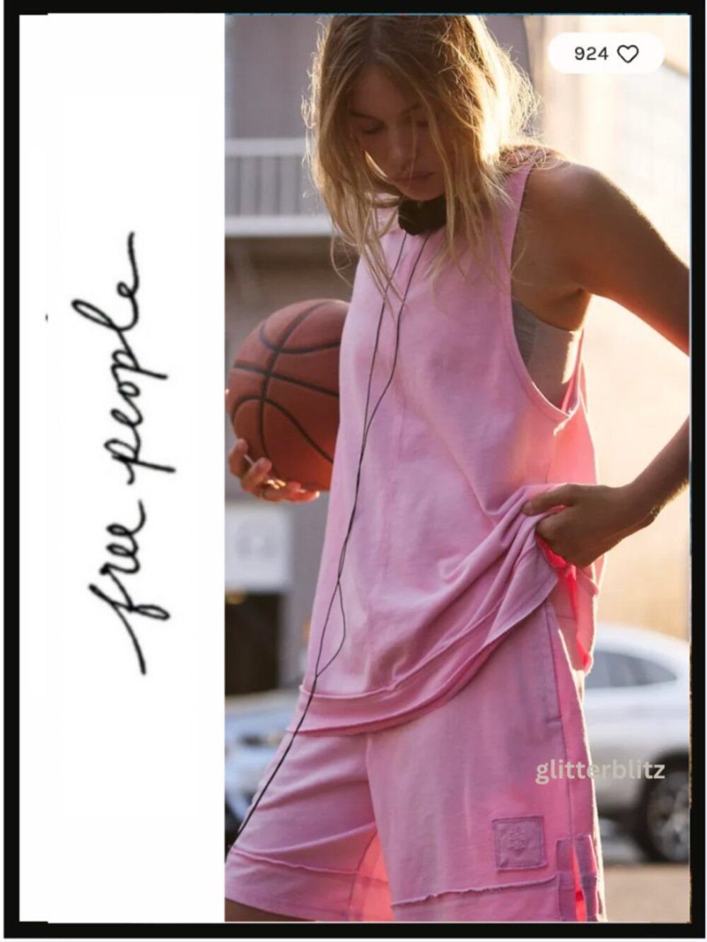 Free People FP Movement Summer Lovin' Pink Solstice Set - MSRP $108